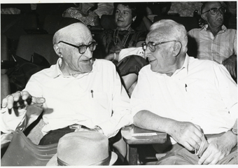 Yeshayahu Leibowitz and Ephraim Katzir 